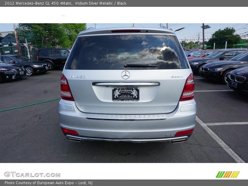 Iridium Silver Metallic / Black 2012 Mercedes-Benz GL 450 4Matic