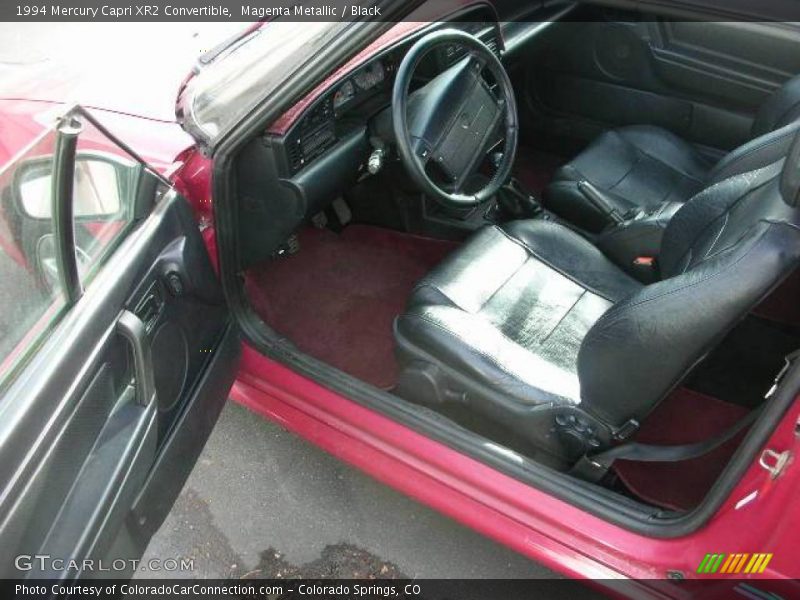  1994 Capri XR2 Convertible Black Interior