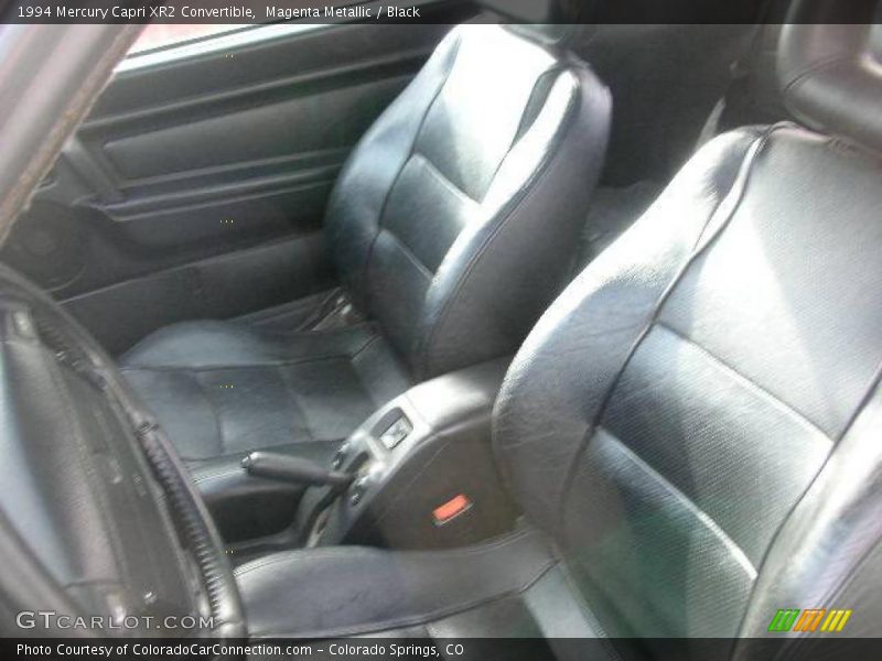 Front Seat of 1994 Capri XR2 Convertible
