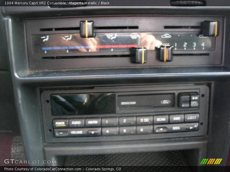 Controls of 1994 Capri XR2 Convertible