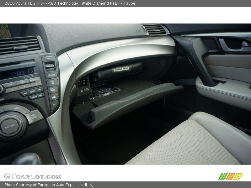 White Diamond Pearl / Taupe 2010 Acura TL 3.7 SH-AWD Technology