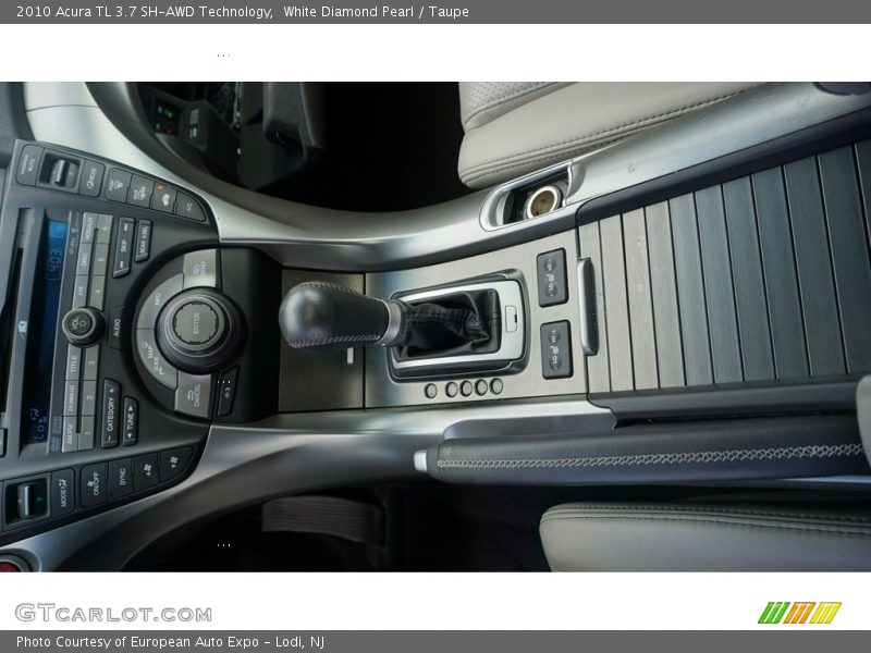 White Diamond Pearl / Taupe 2010 Acura TL 3.7 SH-AWD Technology