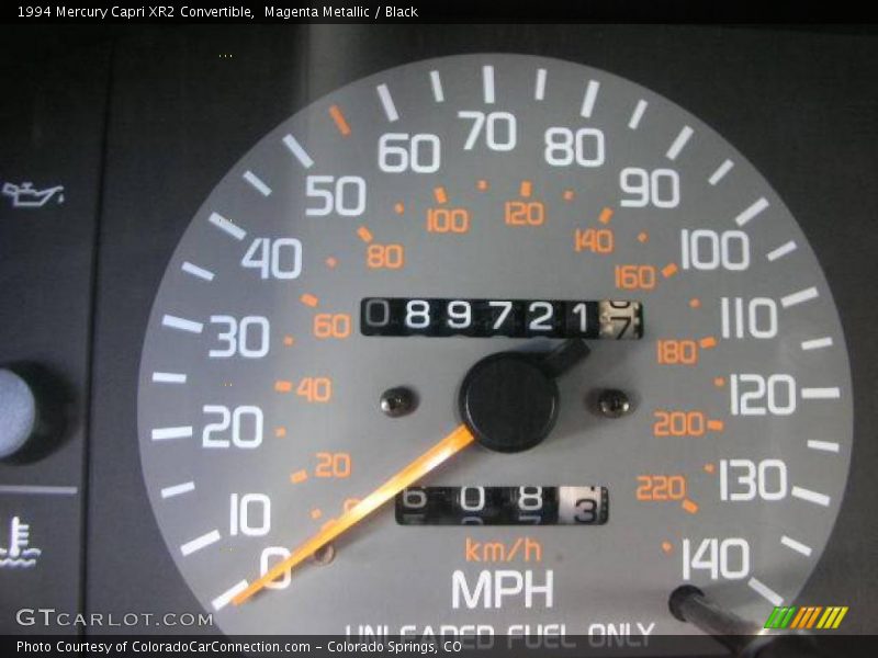  1994 Capri XR2 Convertible XR2 Convertible Gauges