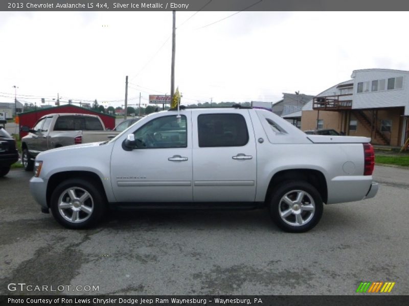 Silver Ice Metallic / Ebony 2013 Chevrolet Avalanche LS 4x4