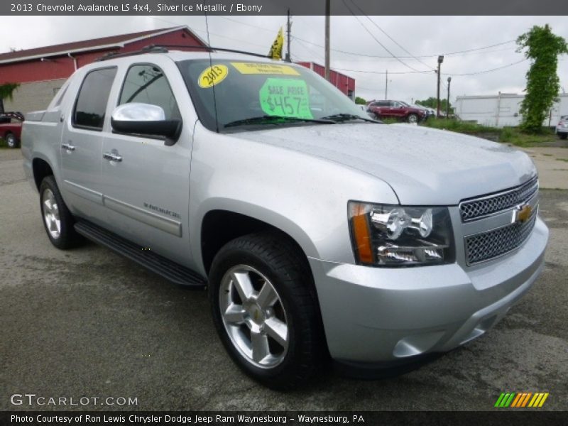 Silver Ice Metallic / Ebony 2013 Chevrolet Avalanche LS 4x4