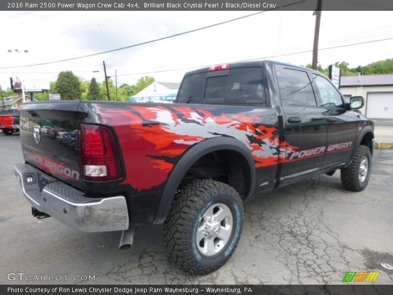 Brilliant Black Crystal Pearl / Black/Diesel Gray 2016 Ram 2500 Power Wagon Crew Cab 4x4