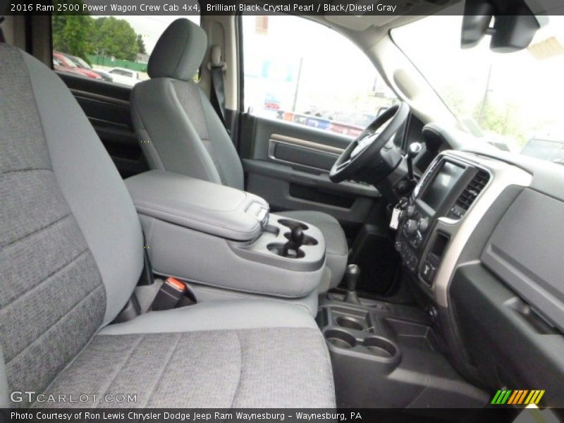 Brilliant Black Crystal Pearl / Black/Diesel Gray 2016 Ram 2500 Power Wagon Crew Cab 4x4