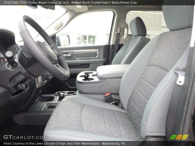 Brilliant Black Crystal Pearl / Black/Diesel Gray 2016 Ram 2500 Power Wagon Crew Cab 4x4