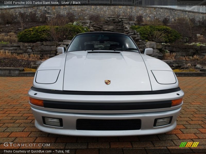 Silver / Black 1988 Porsche 930 Turbo Slant Nose