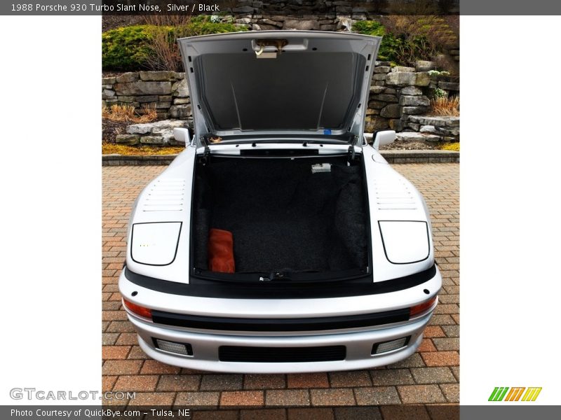 Silver / Black 1988 Porsche 930 Turbo Slant Nose