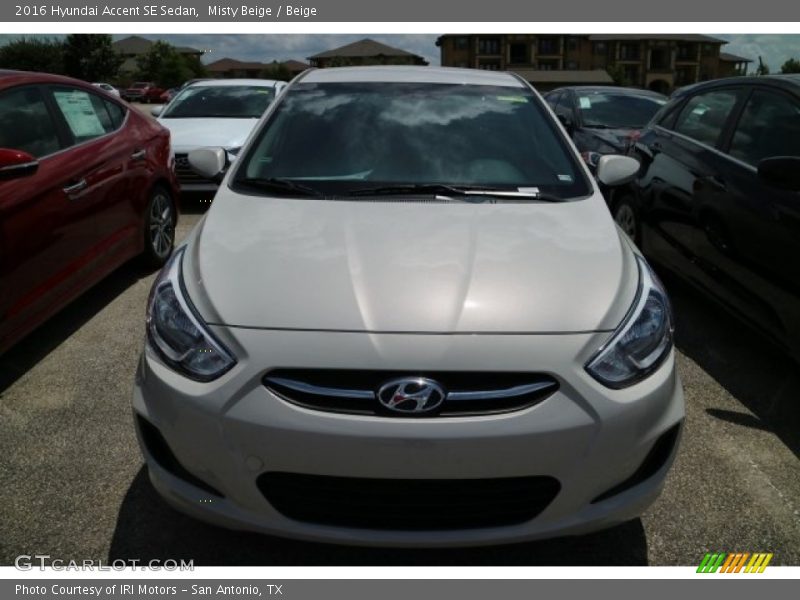 Misty Beige / Beige 2016 Hyundai Accent SE Sedan