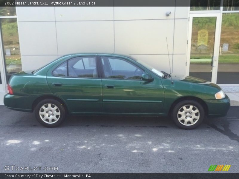 Mystic Green / Sand Beige 2002 Nissan Sentra GXE