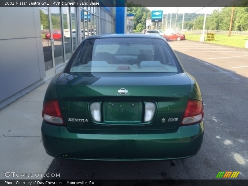 Mystic Green / Sand Beige 2002 Nissan Sentra GXE