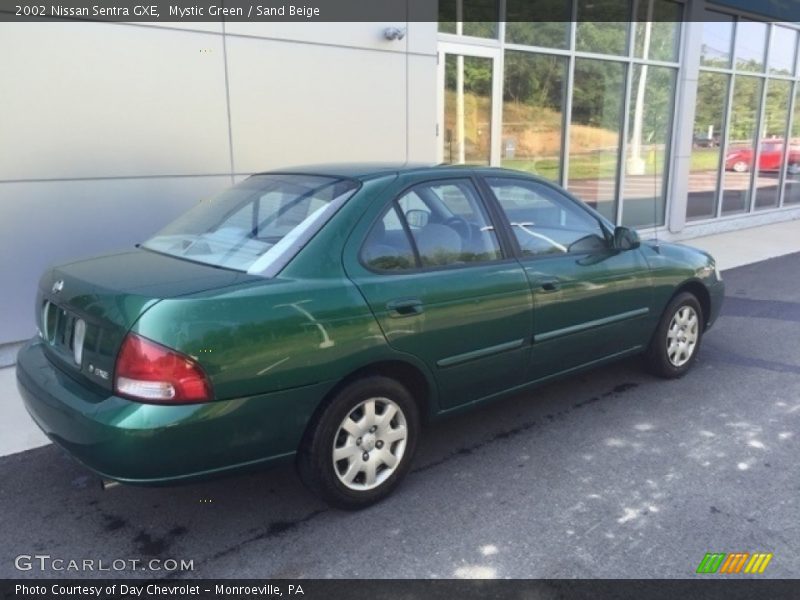 Mystic Green / Sand Beige 2002 Nissan Sentra GXE