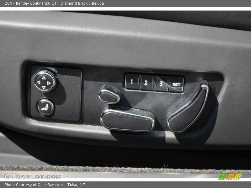 Diamond Black / Beluga 2007 Bentley Continental GT