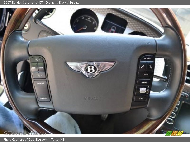 Diamond Black / Beluga 2007 Bentley Continental GT