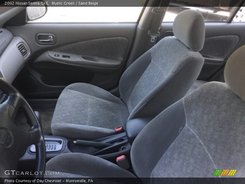 Mystic Green / Sand Beige 2002 Nissan Sentra GXE