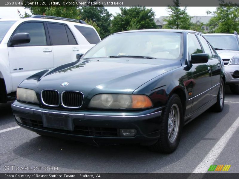 Oxford Green Metallic / Sand Beige 1998 BMW 5 Series 528i Sedan