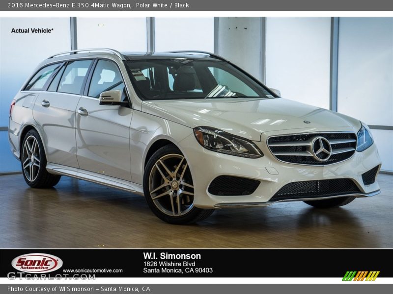 Polar White / Black 2016 Mercedes-Benz E 350 4Matic Wagon