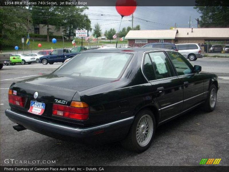 Jet Black / Beige 1994 BMW 7 Series 740i Sedan
