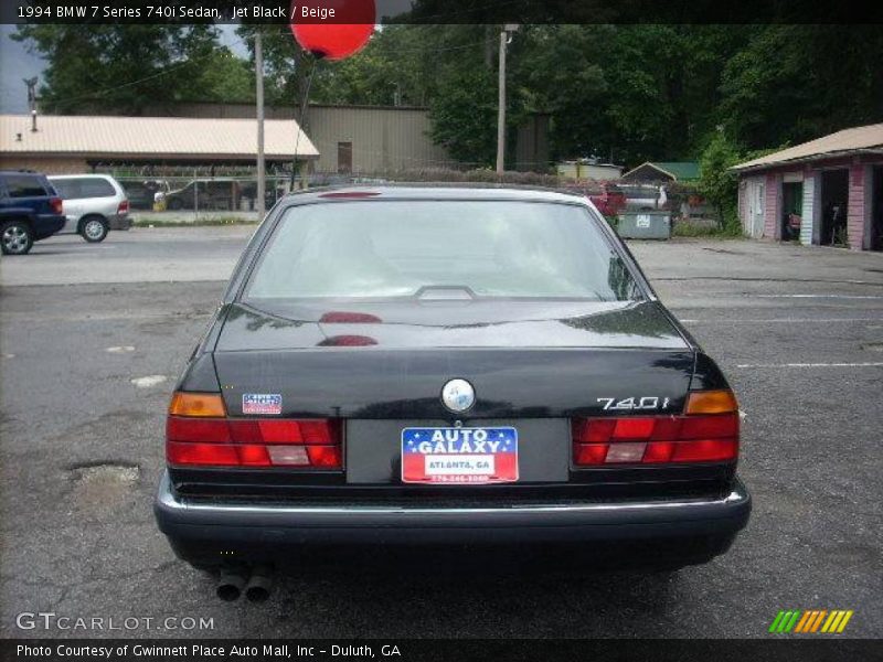 Jet Black / Beige 1994 BMW 7 Series 740i Sedan