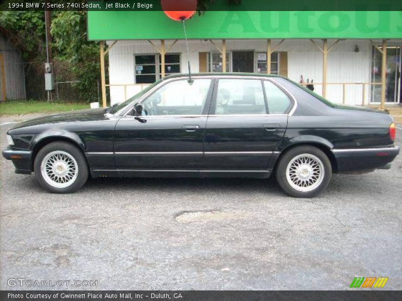 Jet Black / Beige 1994 BMW 7 Series 740i Sedan