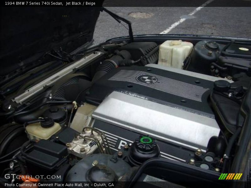 Jet Black / Beige 1994 BMW 7 Series 740i Sedan