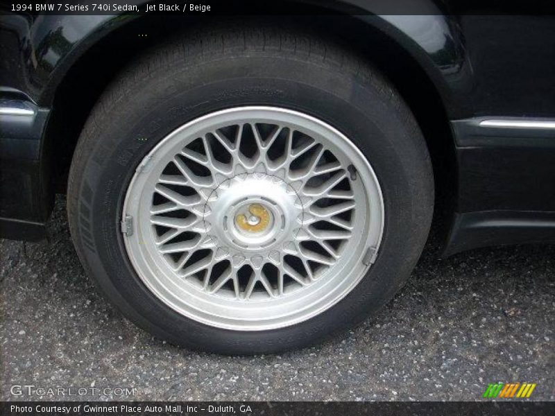 Jet Black / Beige 1994 BMW 7 Series 740i Sedan