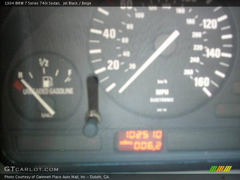 Jet Black / Beige 1994 BMW 7 Series 740i Sedan
