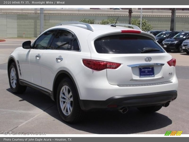 Moonlight White / Wheat 2010 Infiniti FX 35