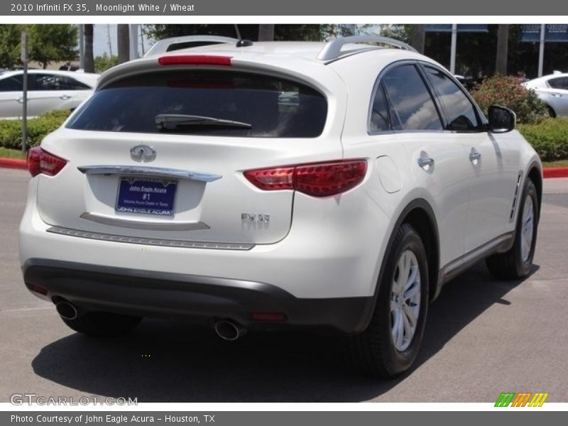 Moonlight White / Wheat 2010 Infiniti FX 35