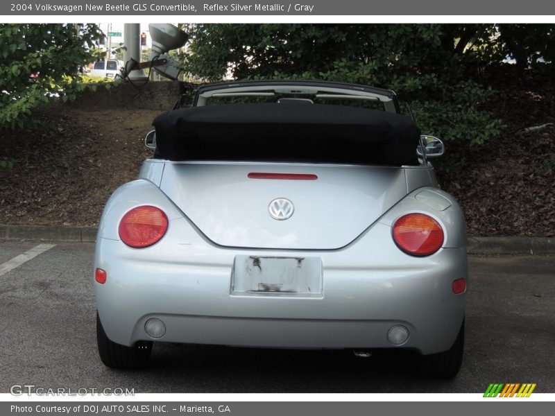 Reflex Silver Metallic / Gray 2004 Volkswagen New Beetle GLS Convertible