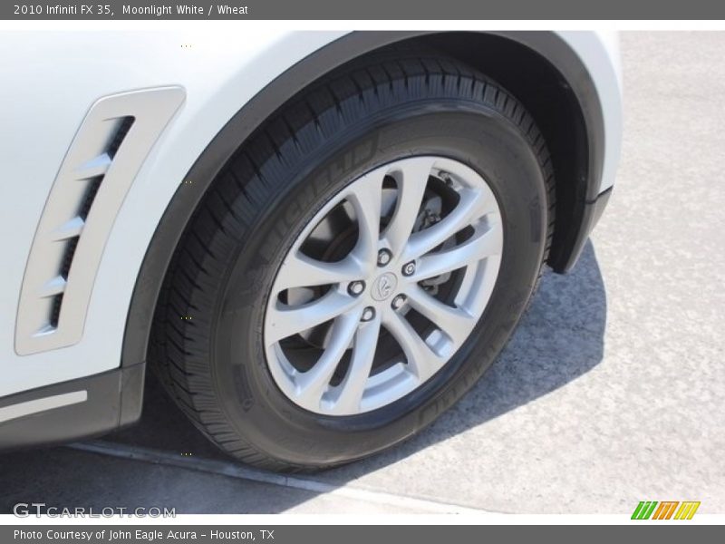 Moonlight White / Wheat 2010 Infiniti FX 35