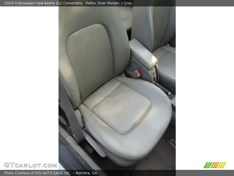 Reflex Silver Metallic / Gray 2004 Volkswagen New Beetle GLS Convertible