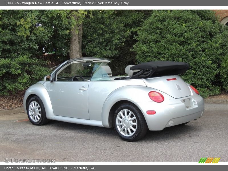 Reflex Silver Metallic / Gray 2004 Volkswagen New Beetle GLS Convertible