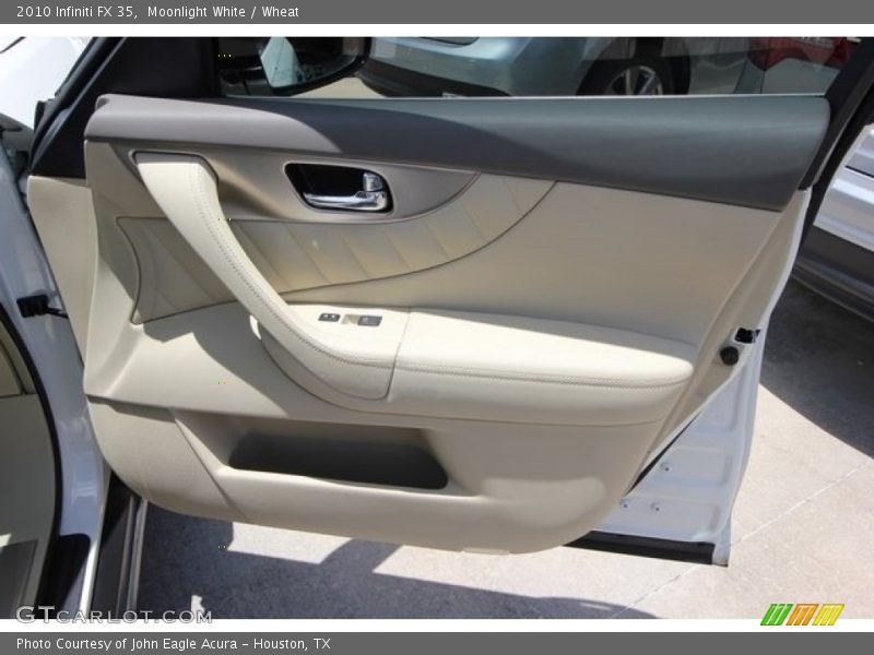 Moonlight White / Wheat 2010 Infiniti FX 35