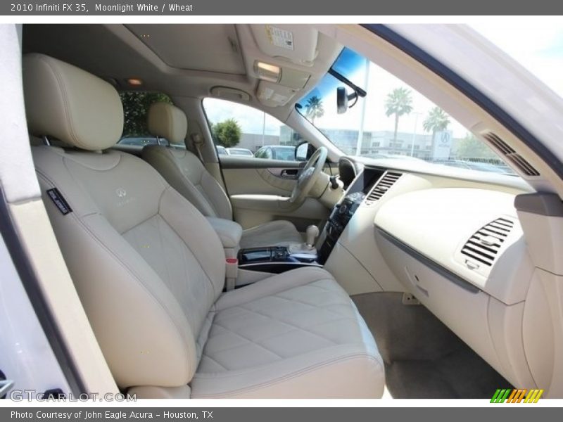 Moonlight White / Wheat 2010 Infiniti FX 35