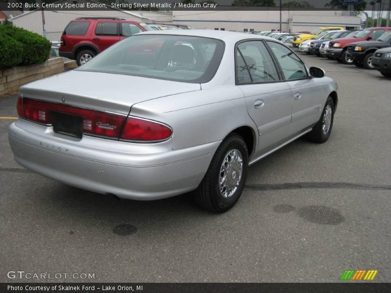 Sterling Silver Metallic / Medium Gray 2002 Buick Century Special Edition