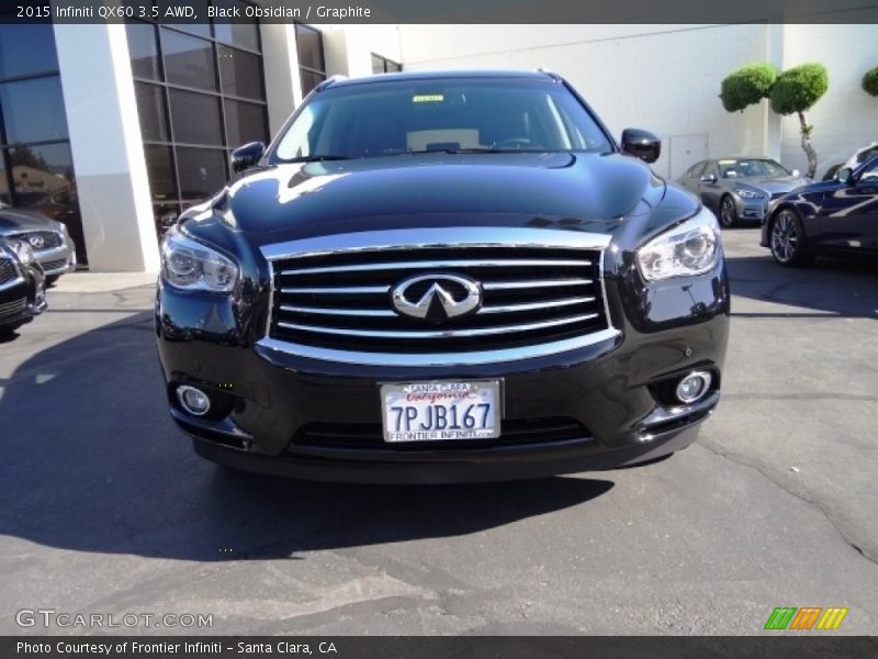 Black Obsidian / Graphite 2015 Infiniti QX60 3.5 AWD