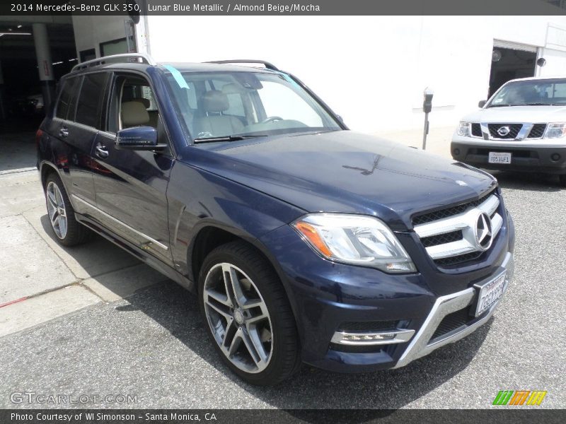 Lunar Blue Metallic / Almond Beige/Mocha 2014 Mercedes-Benz GLK 350