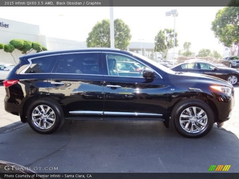 Black Obsidian / Graphite 2015 Infiniti QX60 3.5 AWD