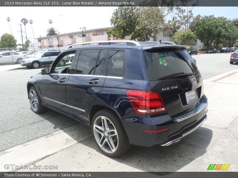 Lunar Blue Metallic / Almond Beige/Mocha 2014 Mercedes-Benz GLK 350