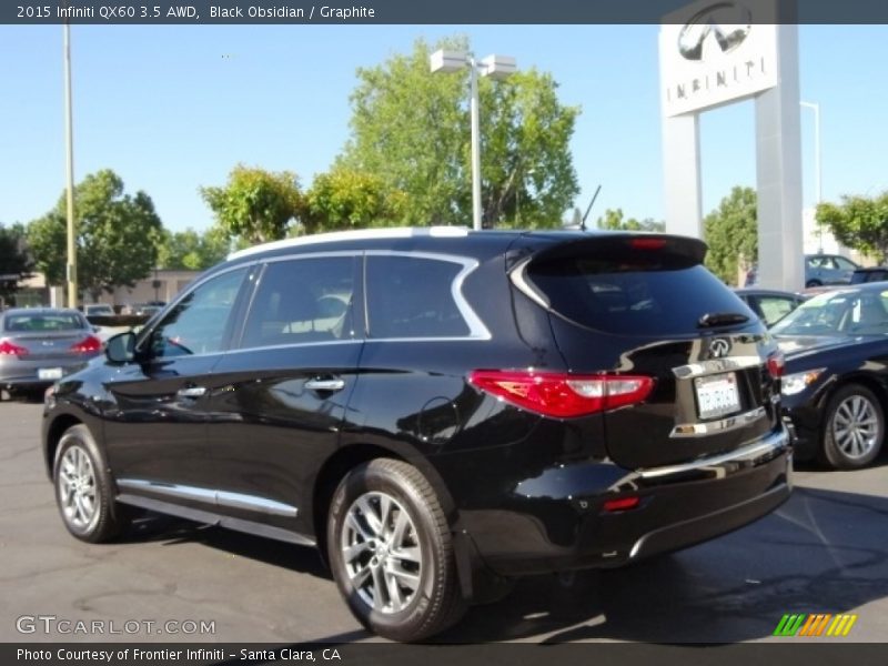 Black Obsidian / Graphite 2015 Infiniti QX60 3.5 AWD