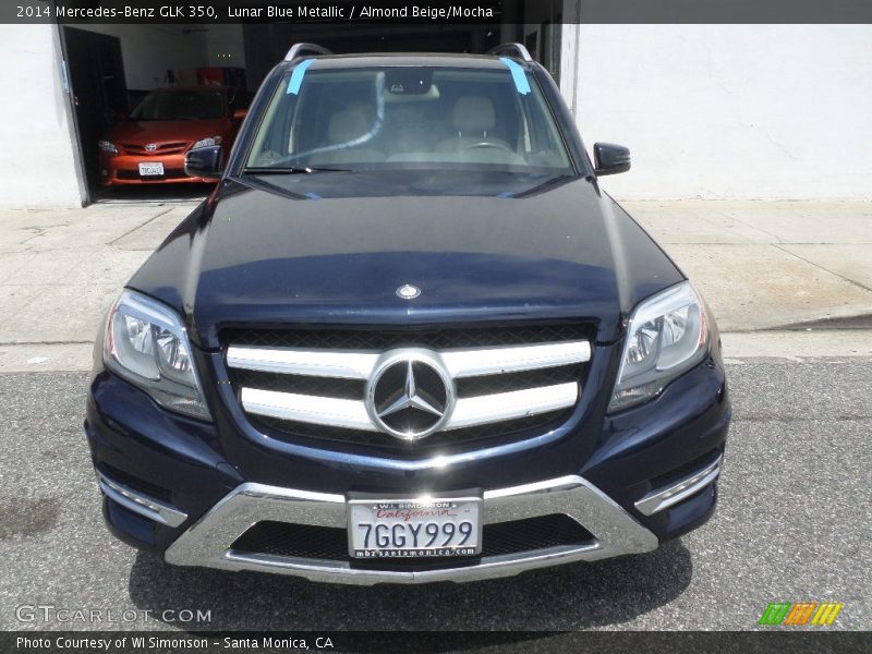 Lunar Blue Metallic / Almond Beige/Mocha 2014 Mercedes-Benz GLK 350