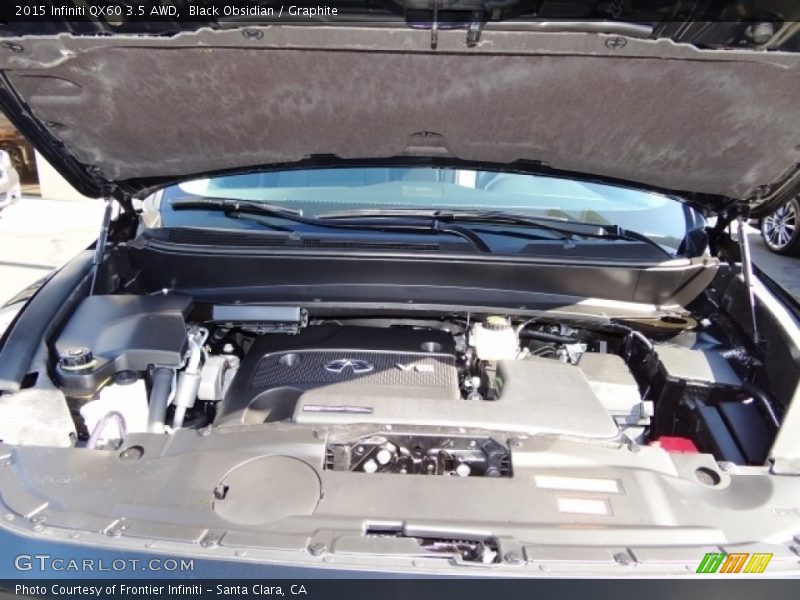 Black Obsidian / Graphite 2015 Infiniti QX60 3.5 AWD