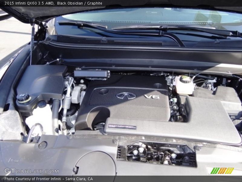 Black Obsidian / Graphite 2015 Infiniti QX60 3.5 AWD