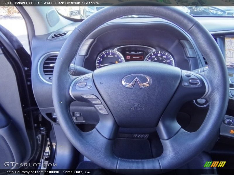 Black Obsidian / Graphite 2015 Infiniti QX60 3.5 AWD