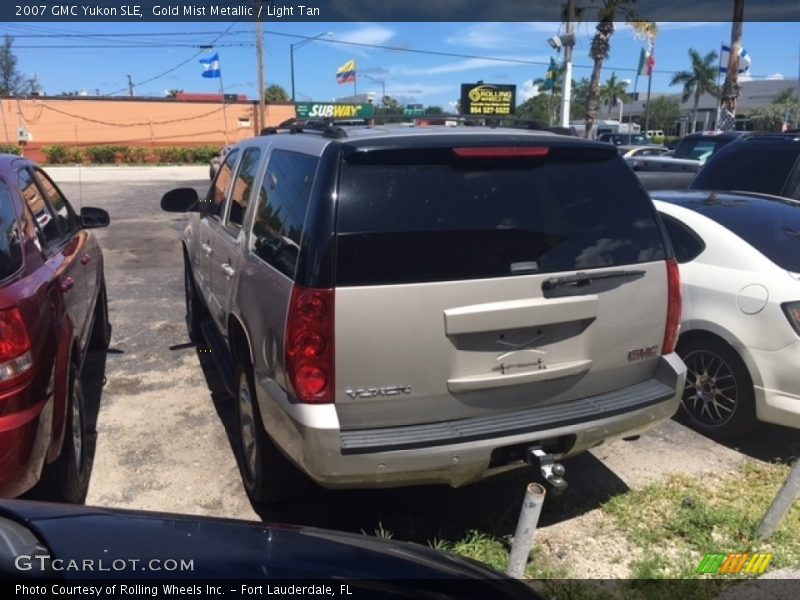 Gold Mist Metallic / Light Tan 2007 GMC Yukon SLE