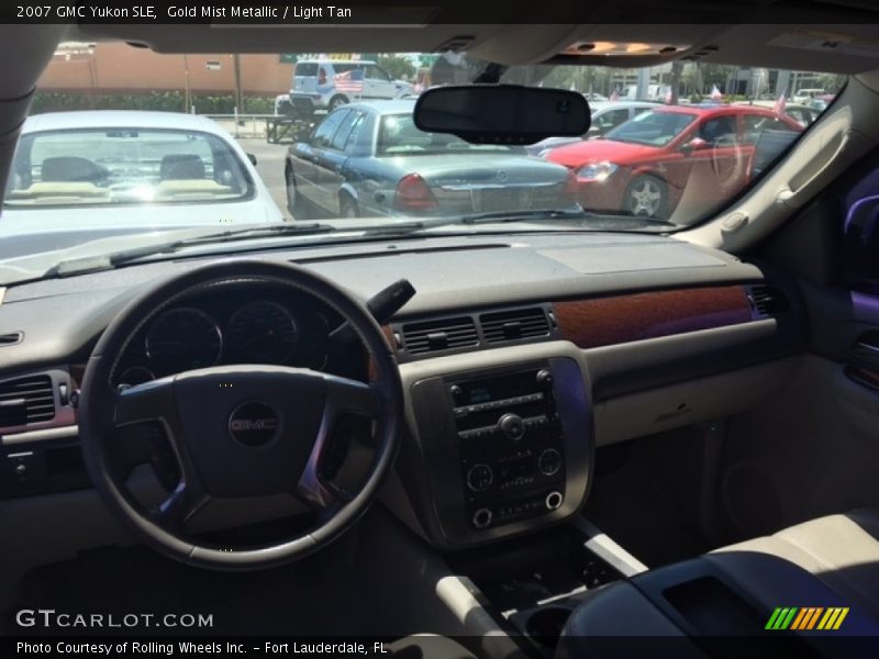 Gold Mist Metallic / Light Tan 2007 GMC Yukon SLE