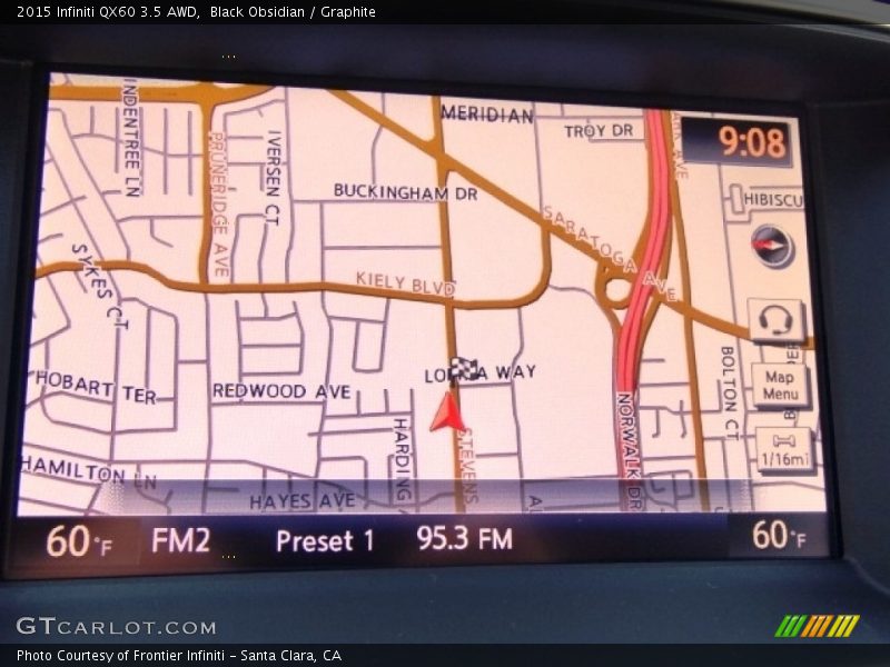 Black Obsidian / Graphite 2015 Infiniti QX60 3.5 AWD